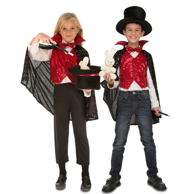 Costume de magicien pour enfants avec accessoires par 34,75 €