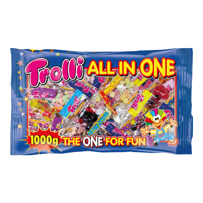 Sac de bonbons tout en un - emballé individuellement - Trolli All