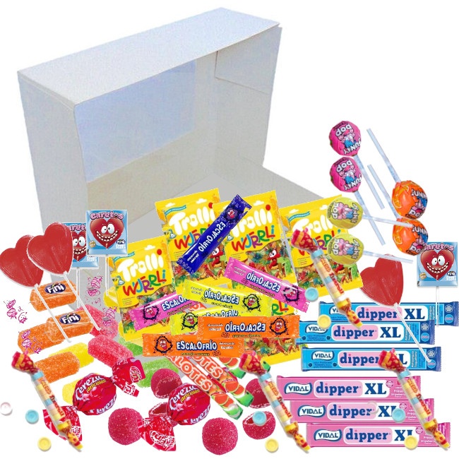 Paquet de bonbons dans une boîte - 108 unités par 12,75 €