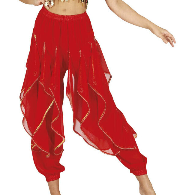Chaussons de danse orientale rouge