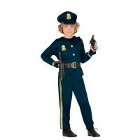 Ceinture de police avec bâton, menottes, clés, émetteur-récepteur portatif  et pistolet jouet, noir, taille unique, paq. 7, accessoires de costume à  porter pour l'Halloween