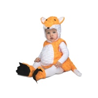 Déguisement de renard en peluche orange pour bébé