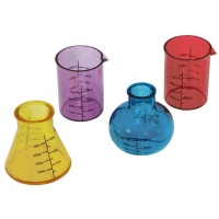 Flacons de laboratoire de 6 cm - 4 pcs.