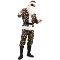 costumes de Père Noël militaire pour adultes