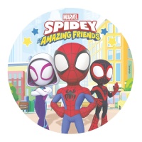 Spidey 20cm gaufrette comestible