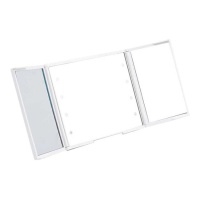 Miroir grossissant de poche à LED 11,5 x 9,5 cm