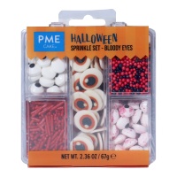 Halloween Bloody Eyes Sprinkles - 67 grammes