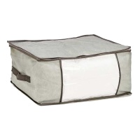 Sac de rangement pour vêtements 45 x 30 x 20 cm gris