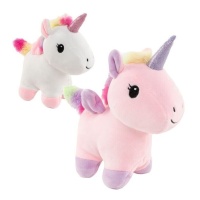 Peluche licorne 30 cm - 1 pièce