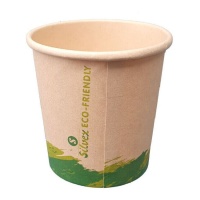 Gobelets de 350 ml en carton naturel - 50 pcs.