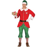 Déguisement de lutin du Père Noël pour homme