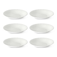 21,5 cm assiette creuse opale - 6 pcs.