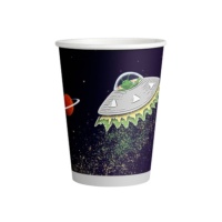 Gobelets Astronaute & Espace 250 ml - 8 pcs.