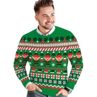 Jerseys de Noël Elf pour hommes