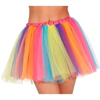 Jupe en tulle multicolore - 40 cm