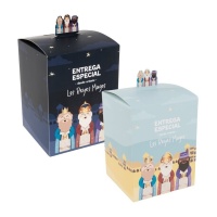 Coffret cadeau des Rois Mages 20 x 15 x 15 x 15 cm - 1 pc.