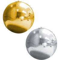 Boule gonflable à effet miroir 1,20 m - 1 unité