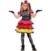 costumes de catrina squelette pour filles