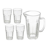 Pichet de 1,3 L avec 4 gobelets de 315 ml - 5 pcs.