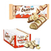 Kinder Bueno au chocolat blanc - 15 unités