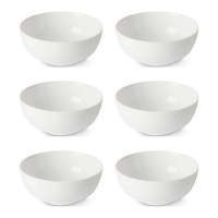 Bol rond en verre opale de 15 cm - 6 pcs.