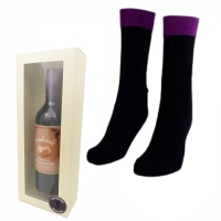 Chaussettes pour bouteilles de vin - 1 paire