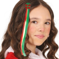 Cadeau de Noël mèche de cheveux 30 cm