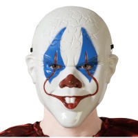 Masque de clown souriant