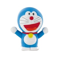 Figurine Doraemon pour gâteau avec baguette 6 cm - 1 pièce