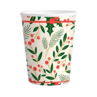 Verres de Noël Holly Blossom 266 ml - 6 pcs.