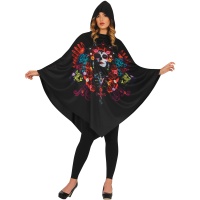 Poncho Catrina pour femme