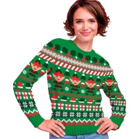 Jersy Elfe de Noël pour femmes