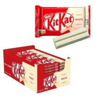 KitKat au chocolat blanc avec biscuit - Nestlé - 24 unités