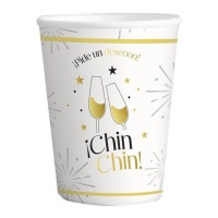 Chin Chin Verres du Nouvel An 266 ml - 6 unités