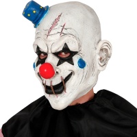 Masque de clown sinistre avec bonnet