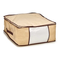 Sac de rangement pour vêtements 45 x 45 x 20 cm naturel