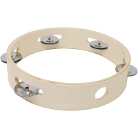 Tambourin ouvert de 20 cm en bois