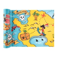 Chemin de table Pirate 30 cm - 5 m