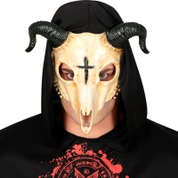 Masque tête de veau avec croix