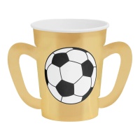 Tasses de football avec poignées 270 ml - 6 pcs.