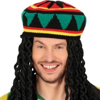 Chapeau rastafari coloré