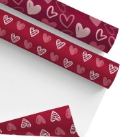 Papier cadeau Amour Infini de 2,00 x 0,70 m - 1 unité