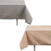 Nappe en toile à pois 1,80 x 1,40 cm - 1 pièce