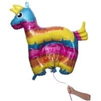 Piñata réutilisable en forme de lama mexicain