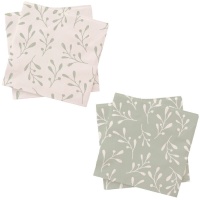 Serviettes en feuilles 16,5 cm - 20 pcs.