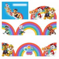 Paw Patrol Paw Patrol Action Invitations avec enveloppe - 8 pcs.