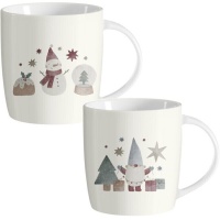 Mug vintage de Noël 350 ml - 1 pièce