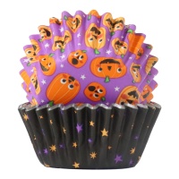 Capsules de mini cupcakes Pumpkin party - 60 pcs.