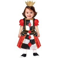 Costume de reine de coeur pour bébé