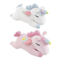 Peluche Licorne étirée 33 cm - 1 pc.